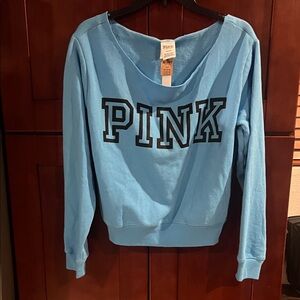PINK Victoria's Secret Sky Blue Top